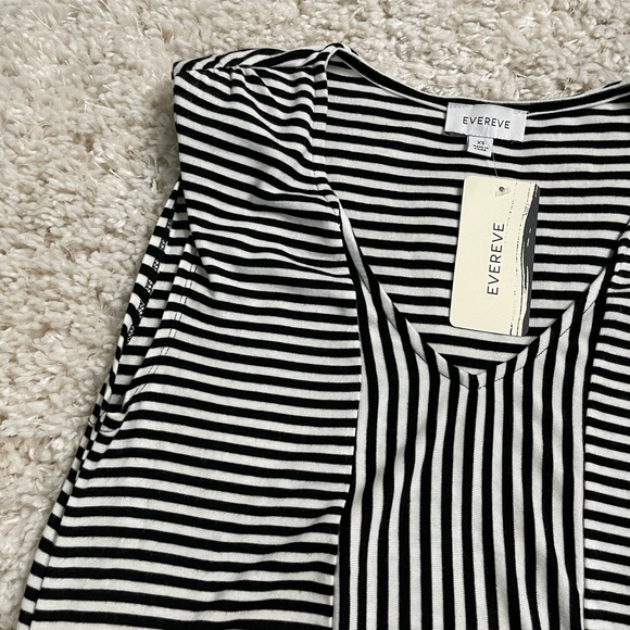 Evereve Laney Striped Mix Tank Top Size XS - Picture 5 of 10